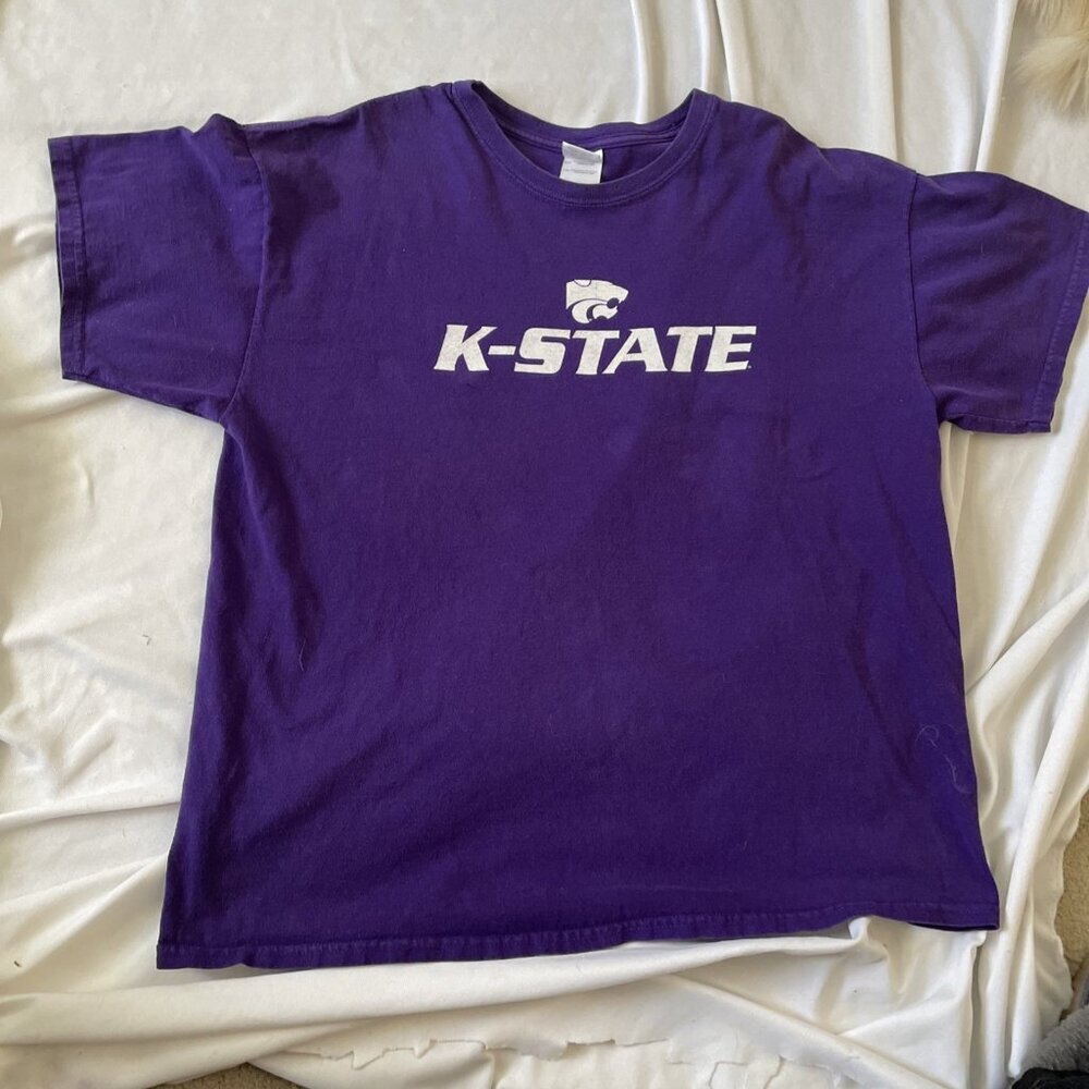 K-State Wildcats Purple T-Shirt XL New Holland Case IH Tailgate 2012 Gildan 100%